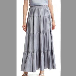 T Tahari Airflow Tiered Maxi Skirt NWT